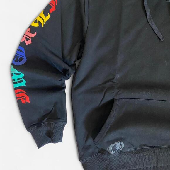 Chrome Hearts Multi Color Cross Cemetery Hoodie Black - size M - Picture 3 of 8